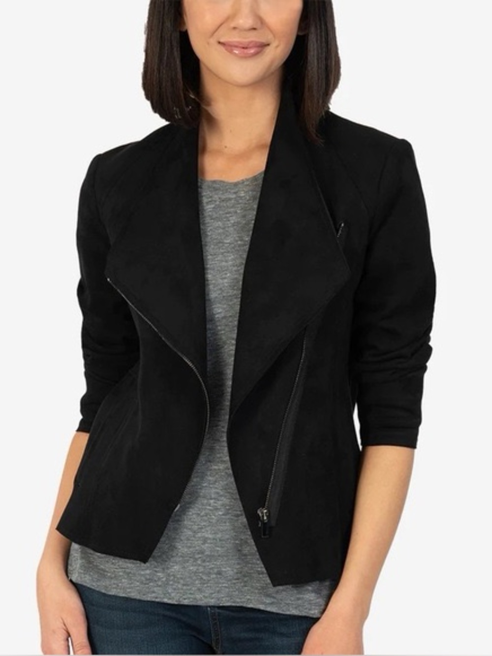 Kut From the Kloth Faux Suede Moto Jacket